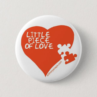 Macaron Rond 5 Cm Peu de morceau d'insigne de coeur d'amour