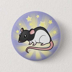 Macaron Rond 5 Cm Peu de rat d'étoile
