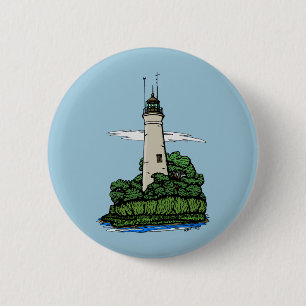 Macaron Rond 5 Cm Phare