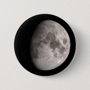 Macaron Rond 5 Cm Phase de lune gibbbeuse