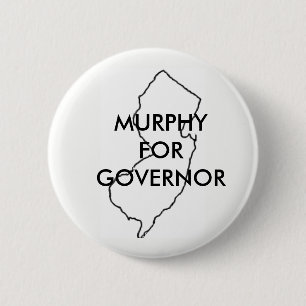 Macaron Rond 5 Cm Phil Murphy pour le gouverneur du New Jersey 2021