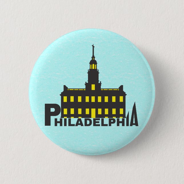 Macaron Rond 5 Cm Philadelphie 1 (Devant)