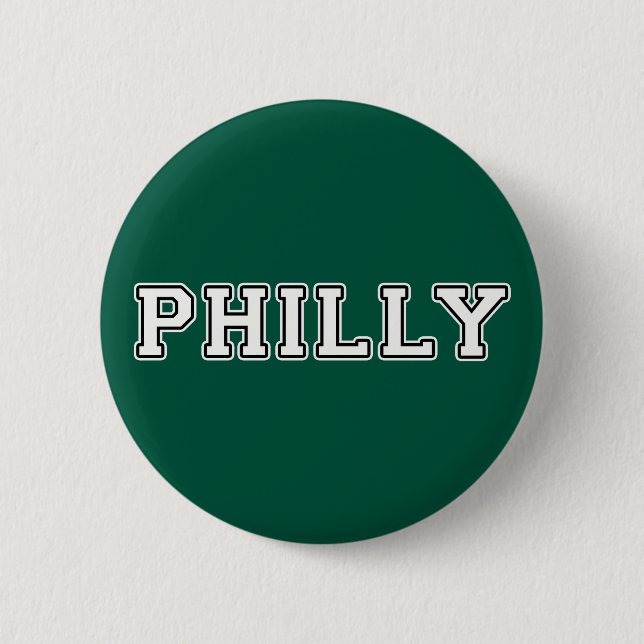 Macaron Rond 5 Cm Philadelphie Pennsylvanie (Devant)