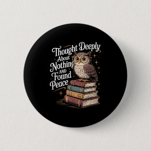 Macaron Rond 5 Cm Philosophe Pensée Profondément Philosophie Pun Jok