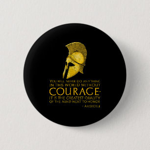 Macaron Rond 5 Cm Philosophie Grecque Motivationnelle - Citation Ari