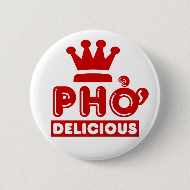 Macaron Rond 5 Cm Pho King Delicious (Devant)