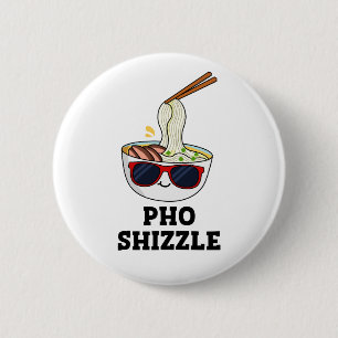 Macaron Rond 5 Cm Pho Shizzle Funny Noodle Pun