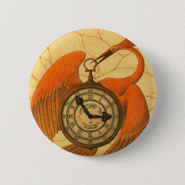 Macaron Rond 5 Cm Phoenix (Devant)