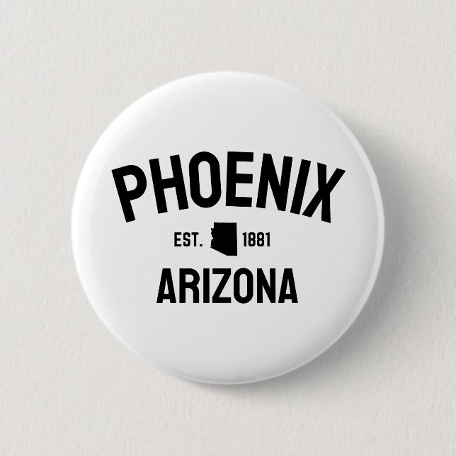 Macaron Rond 5 Cm Phoenix - Arizona - États-Unis - États-Unis d'Amér (Devant)