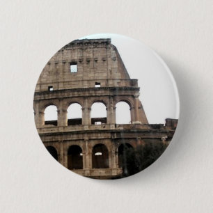 Macaron Rond 5 Cm Photo italienne de voyage de Colosseum