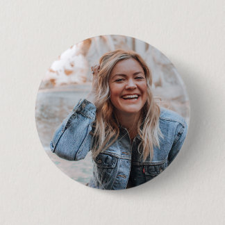 Macaron Rond 5 Cm Photo personnalisée