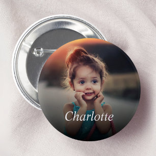 Macaron Rond 5 Cm Photo personnalisée