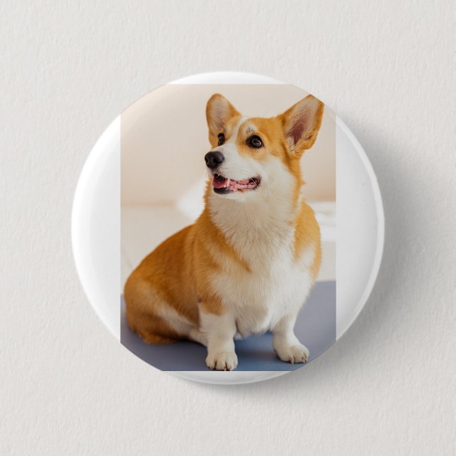 Macaron Rond 5 Cm Photo personnalisée et animal de compagnie personn (Devant)