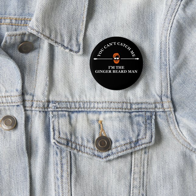 Macaron Rond 5 Cm phrase drôle sur ginger bebe man (En situation)