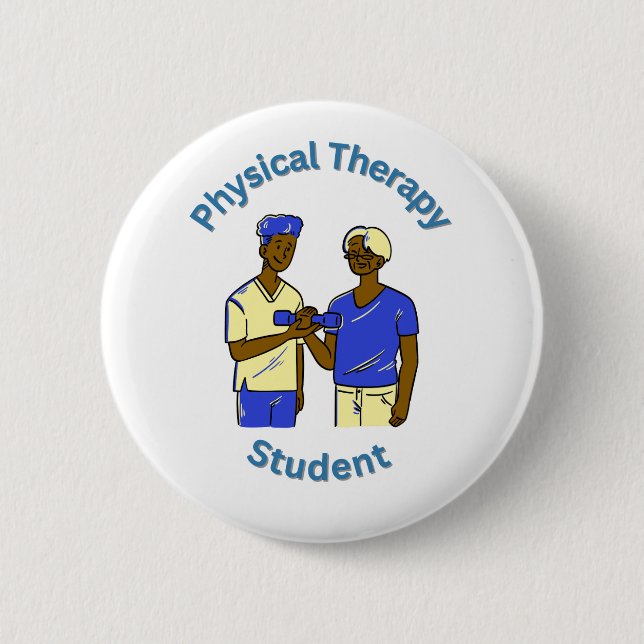 Macaron Rond 5 Cm Physical Therapy Student (Devant)