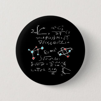Macaron Rond 5 Cm Physique Math Formule Professeur Atomes et Mol