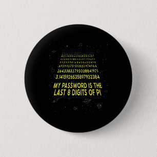 Macaron Rond 5 Cm Pi Day Sarcastique Mon Pword Est Le Dernier 8 Chif