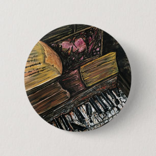 Macaron Rond 5 Cm Piano cassé