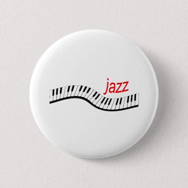 Macaron Rond 5 Cm Piano de jazz (Devant)
