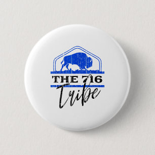 Macaron Rond 5 Cm Pickleball 716 tribu buffalo 716 ouest de New York