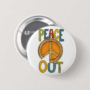 Macaron Rond 5 Cm Pie Citrouille Peace Out