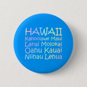 Macaron Rond 5 Cm PIÈCE EN T Hawaï