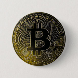 Macaron Rond 5 Cm Pièces de monnaie de Bitcoin