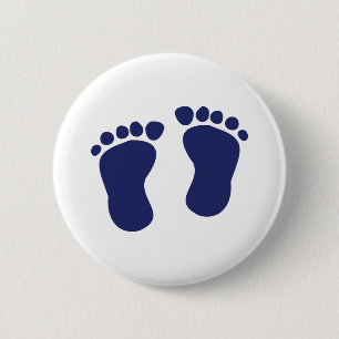 Macaron Rond 5 Cm Pieds - bébé