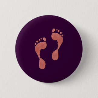 Macaron Rond 5 Cm Pieds heureux de boutons