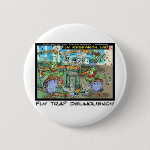 Macaron Rond 5 Cm Piège de Vénus Délinquance Drôle Cadeaux Rick Lond