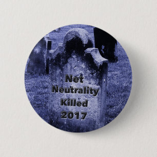 Macaron Rond 5 Cm Pierre d'entrée de neutralité Net RIP