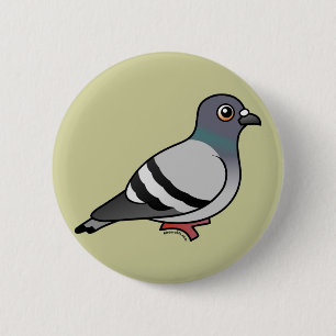 Macaron Rond 5 Cm Pigeon de roche mignon