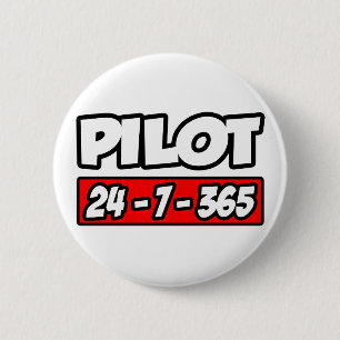 Macaron Rond 5 Cm Pilote 24-7-365