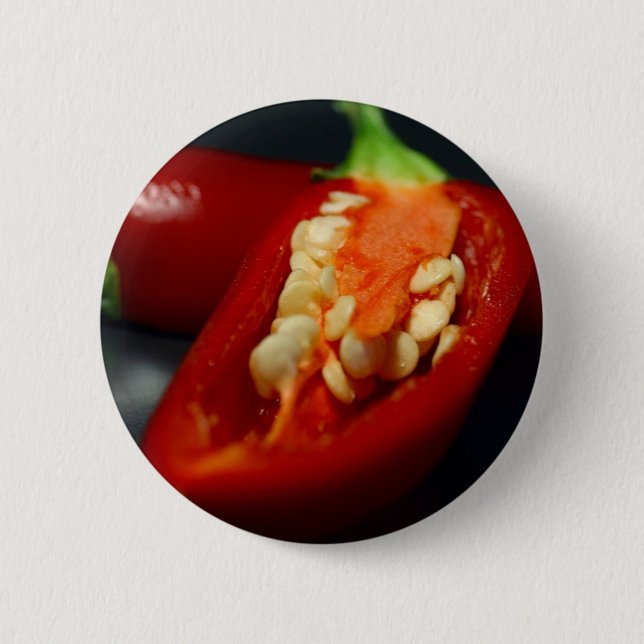 Macaron Rond 5 Cm piments, semence morte (Devant)