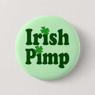 Macaron Rond 5 Cm Pimp irlandais