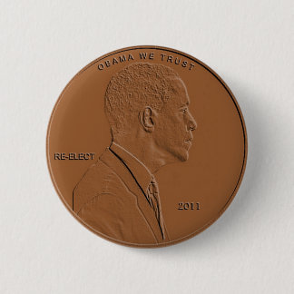 Macaron Rond 5 Cm Pin 2011 de bouton de penny de Barack Obama