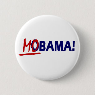 MACARON ROND 5 CM PIN 2012 DE MOBAMA OBAMA