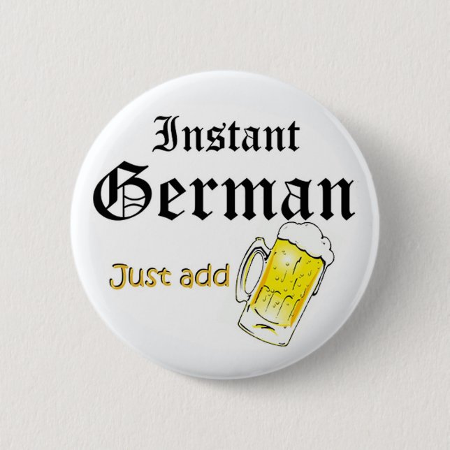 Macaron Rond 5 Cm Pin allemand (Devant)