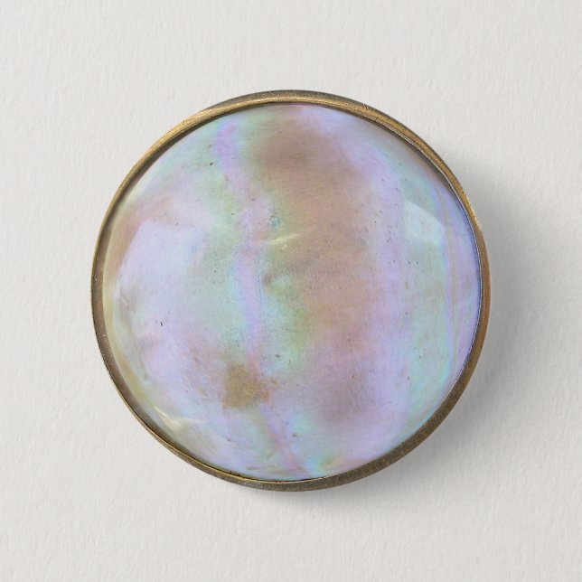 Macaron Rond 5 Cm Pin antique d'opale ou broche (Devant)