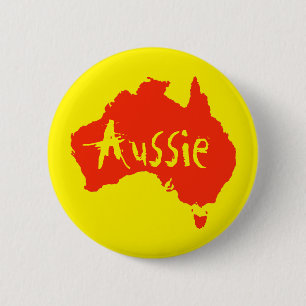 Macaron Rond 5 Cm Pin australien australien de bouton