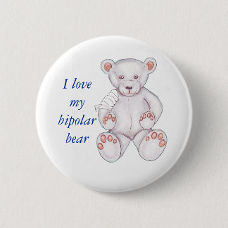Macaron Rond 5 Cm Pin bipolaire d'ours