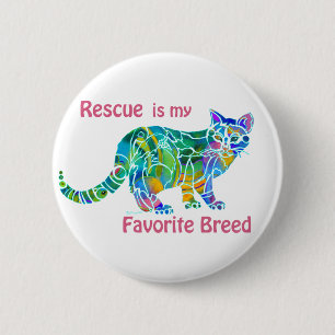 Macaron Rond 5 Cm Pin coloré de chats de délivrance