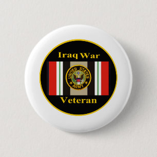 Macaron Rond 5 Cm Pin de "armée" de combattant d'Irak