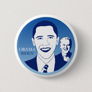 Macaron Rond 5 Cm Pin de Barack Obama