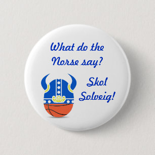 Macaron Rond 5 Cm Pin de Bball des norses