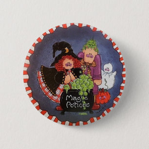 Macaron Rond 5 Cm Pin de bouton de breuvages magiques magiques