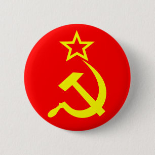Macaron Rond 5 Cm Pin de bouton de l'URSS