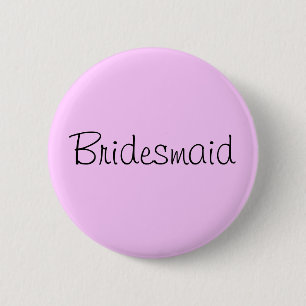 Macaron Rond 5 Cm Pin de Bridesmaid