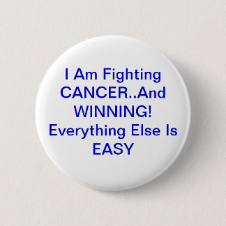 Macaron Rond 5 Cm Pin de Cancer