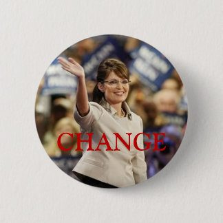 MACARON ROND 5 CM PIN DE CHANGE-SARAH PALIN